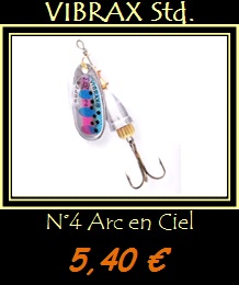 Cuillre VIBRAX N4 arc en ciel