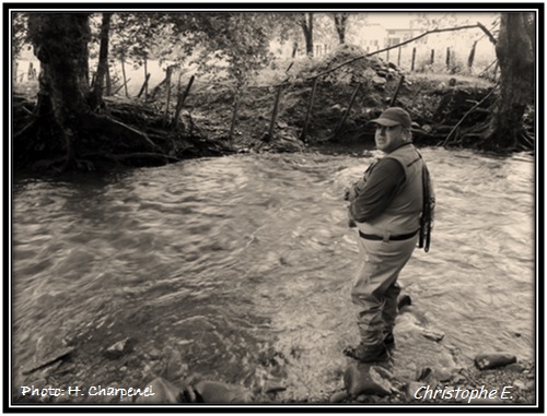 Christophe E. à la pêche