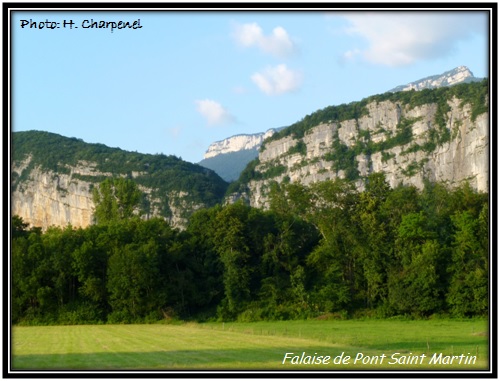 Les Falaises de Pont Saint Martin