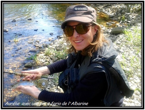 Aurlie BADOUEL sur l'Albarine