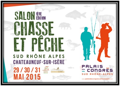 Affiche valence salon peche et chasse
