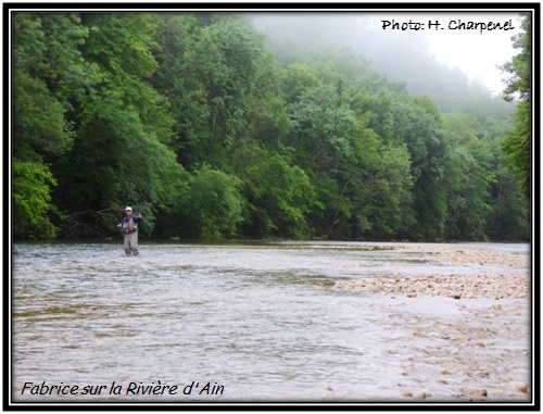 Fabrice sur la Rivière d'Ain