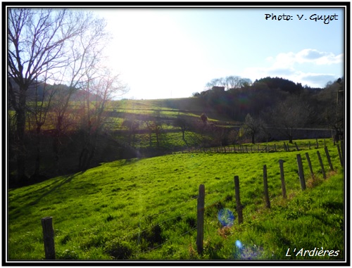 L'Ardires dans le Beaujolais