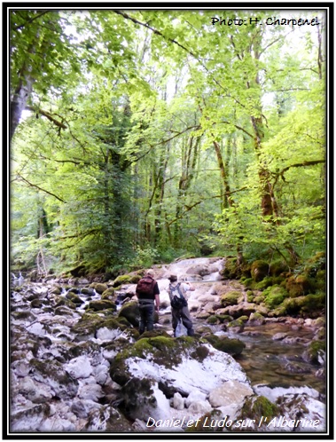 Daniel et Ludo dans l'Albarine