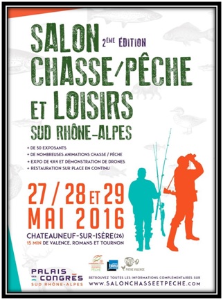 Salon de chateauneuf sur isere chasse peche