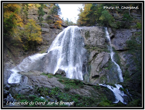 Cascade du Dard sur le Bronze